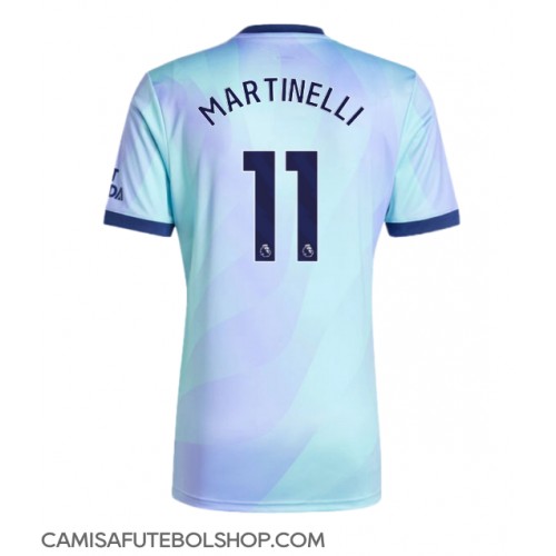 Camisa de time de futebol Arsenal Gabriel Martinelli #11 Replicas 3º Equipamento 2024-25 Manga Curta